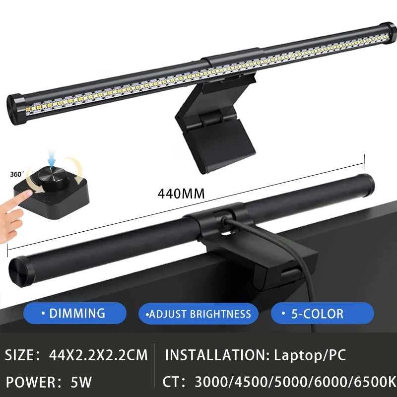 🌟【Monitor Light Bar】- Iluminação Premium para Estudo, Trabalho e Jogos! 💡
Dê um UP no seu conforto visual com nossa Barra de Luz LED para Monitor - a solução perfeita para quem passa horas no computador!