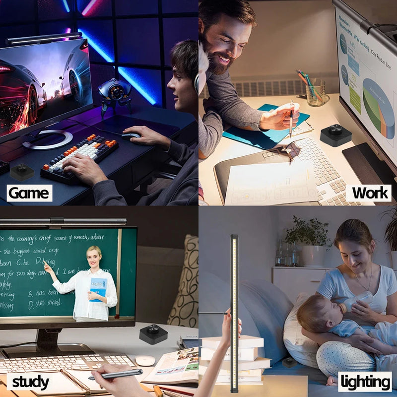 🌟【Monitor Light Bar】- Iluminação Premium para Estudo, Trabalho e Jogos! 💡
Dê um UP no seu conforto visual com nossa Barra de Luz LED para Monitor - a solução perfeita para quem passa horas no computador!