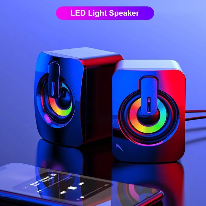 ALTO-FALANTE MAX  USB - Som Estéreo Poderoso + LED Hipnotizante! 🎶 OFERTA COM FRETE GRÁTIS!
