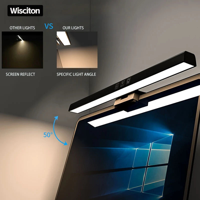 🌟【Monitor Light Bar】- Iluminação Premium para Estudo, Trabalho e Jogos! 💡
Dê um UP no seu conforto visual com nossa Barra de Luz LED para Monitor - a solução perfeita para quem passa horas no computador!