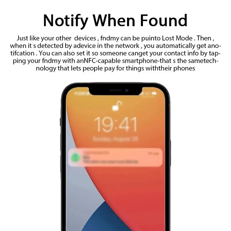 📍 MINI RASTREADOR BLUETOOTH GPS COMPATÍVEL COM FIND MY (MFI) – NUNCA PERCA SEUS OBJETOS NOVAMENTE! 📍