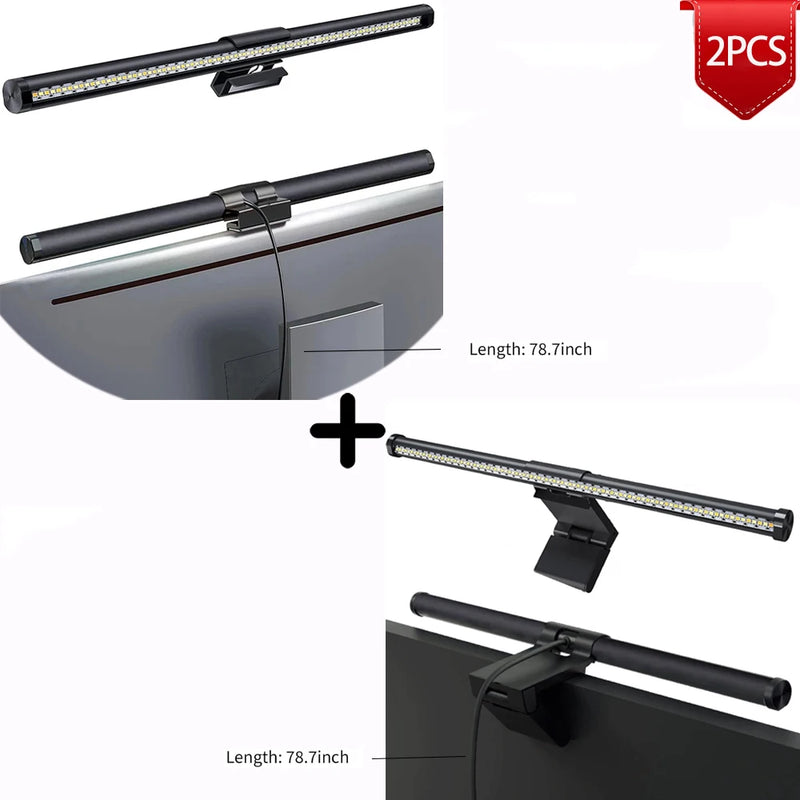 Barra de luz led para tela de computador, iluminação rgb, 44cm, suspensão, rgb, atmosfera, para estudo, trabalho, estudo, jogos 
Dê um upgrade no seu setup com a Barra de Luz LED RGB de 44cm – a solução ideal para que