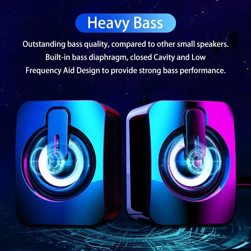 ALTO-FALANTE MAX  USB - Som Estéreo Poderoso + LED Hipnotizante! 🎶 OFERTA COM FRETE GRÁTIS!