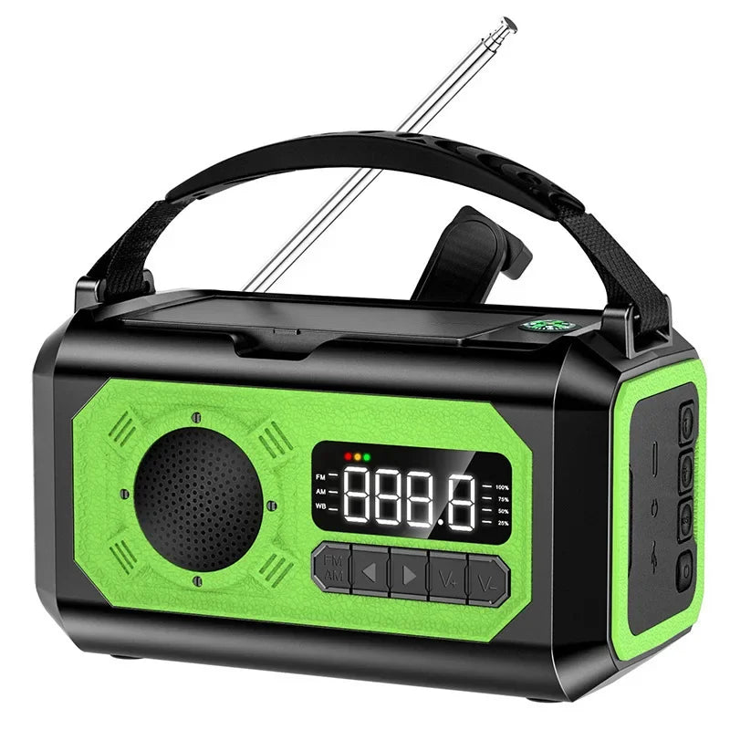 📻 RÁDIO WEATHER  DE SOBREVIVÊNCIA  PAINÉIS SOLARES DUPLOS  – SUA ÚNICA LIGAÇÃO COM O MUNDO (SE ELE SOBREVIVER)☢️ PARA QUANDO:O apagão global chegar e o WhatsApp cairZumbis dominarem as cidades e você estiver no mato