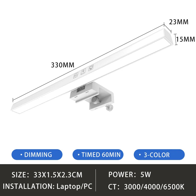 🌟【Monitor Light Bar】- Iluminação Premium para Estudo, Trabalho e Jogos! 💡
Dê um UP no seu conforto visual com nossa Barra de Luz LED para Monitor - a solução perfeita para quem passa horas no computador!