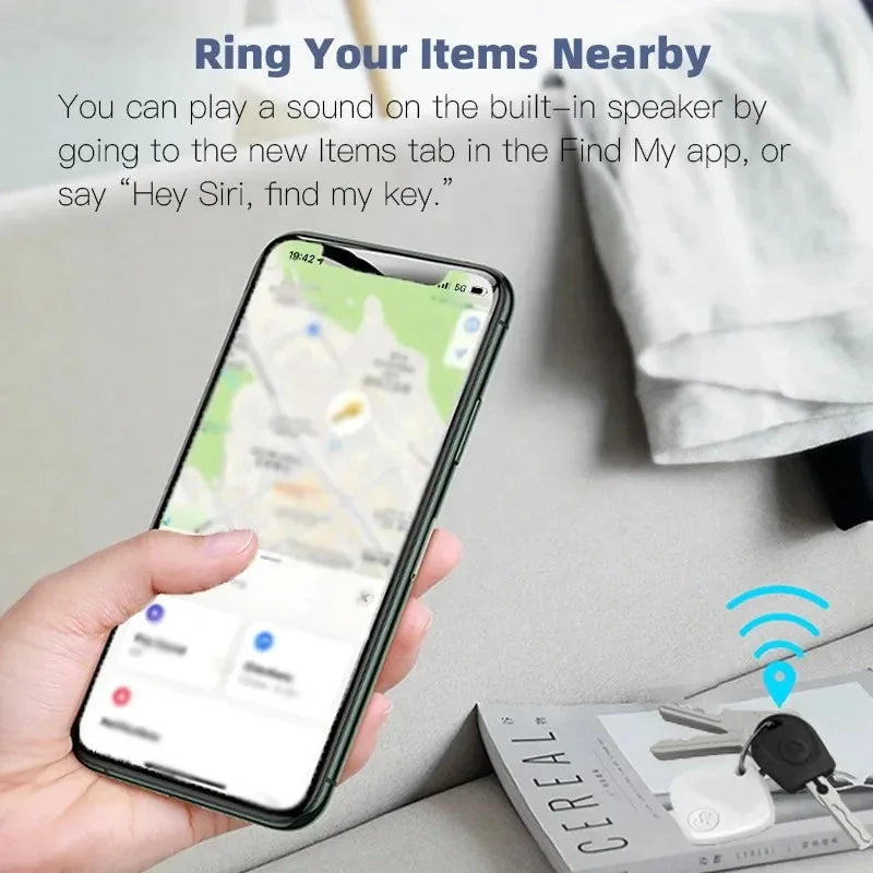 📍 MINI RASTREADOR BLUETOOTH GPS COMPATÍVEL COM FIND MY (MFI) – NUNCA PERCA SEUS OBJETOS NOVAMENTE! 📍